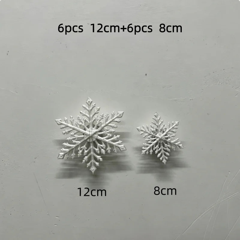 Świąteczne lampki LED – śnieżynki