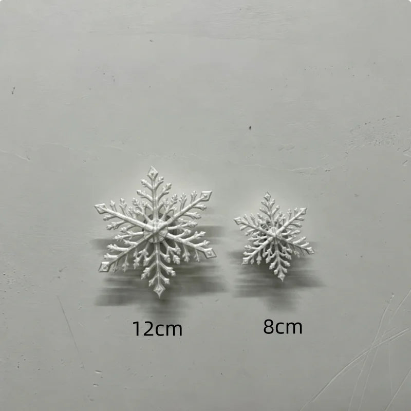 Świąteczne lampki LED – śnieżynki